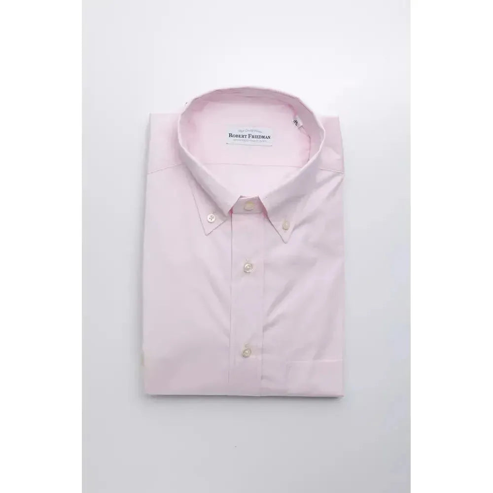 Robert Friedman Multicolor Cotton Men Shirt