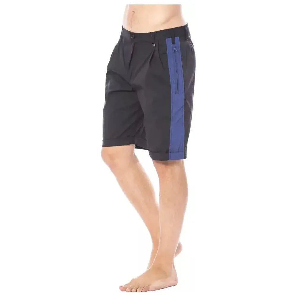 Verri Black Cotton Men Short Verri