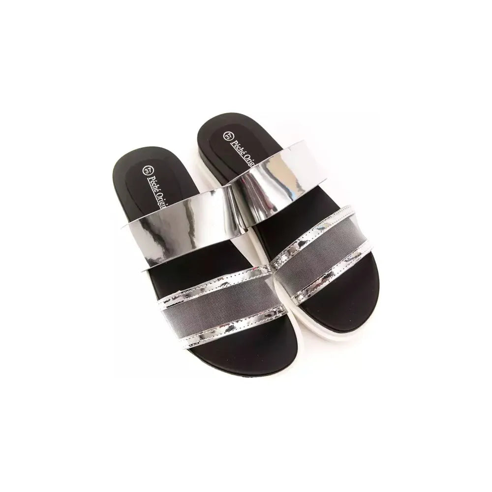 Péché Originel Silver Upper Material Sandal