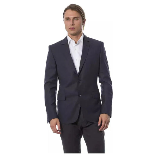 Verri Blue Wool Men's Blazer