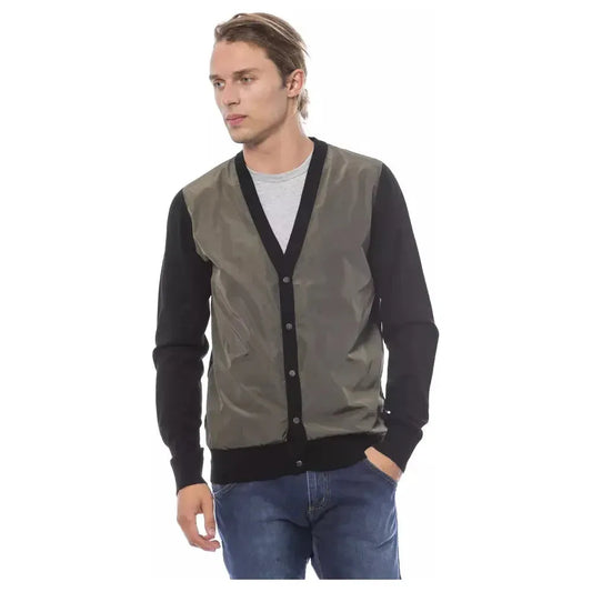 Verri Multicolor Wool Men Cardigan Verri