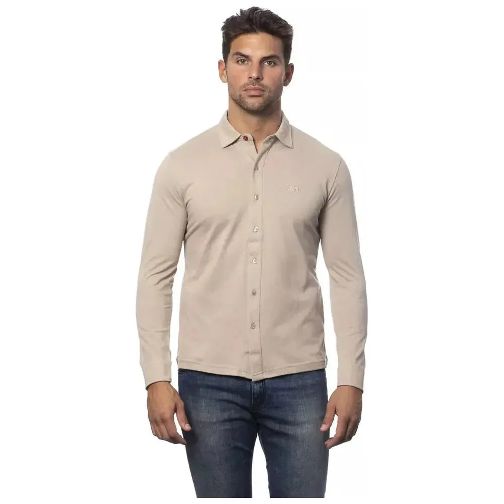 Verri Beige Cotton Men Shirt1728,67345744032,Beige,Clothing,Dress Shirts - Shirts - Clothing,Men,Men - Clothing,New with tags,Shirts - Clothing,Shirts - Men - Clothing,Verri,XXL