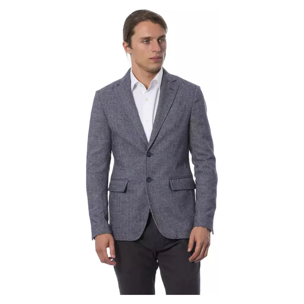Verri Blue Polyester Blazer