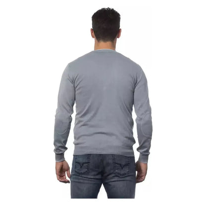 Verri Gray Cotton Men's Cardigan 1728,67345744032,Cardigans - Men - Clothing,Cardigans - Sweaters - Clothing,Clothing,Gray,IT50 | L,Men,Men - Clothing,New with tags,Sweaters - Clothing,Verri