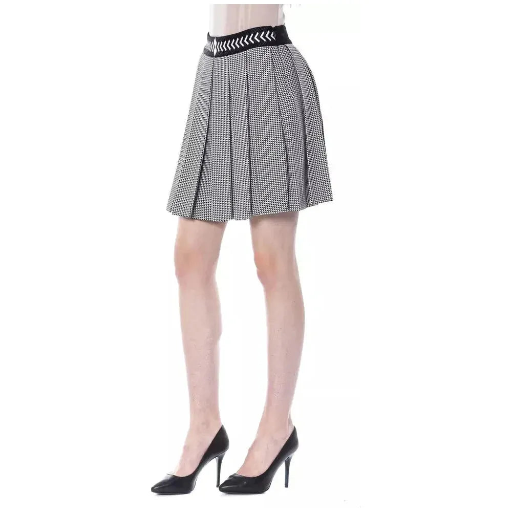 BYBLOS Black Viscose Women Skirt BYBLOS