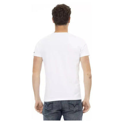 Trussardi Action White Cotton Men's T-Shirt 1728,3XL,67345744032,Clothing,L,M,Men,Men - Clothing,New with tags,S,T-Shirts - Clothing,T-Shirts - Men - Clothing,T-Shirts - T-Shirts - Clothing,Trussardi Action,White,XL,XXL