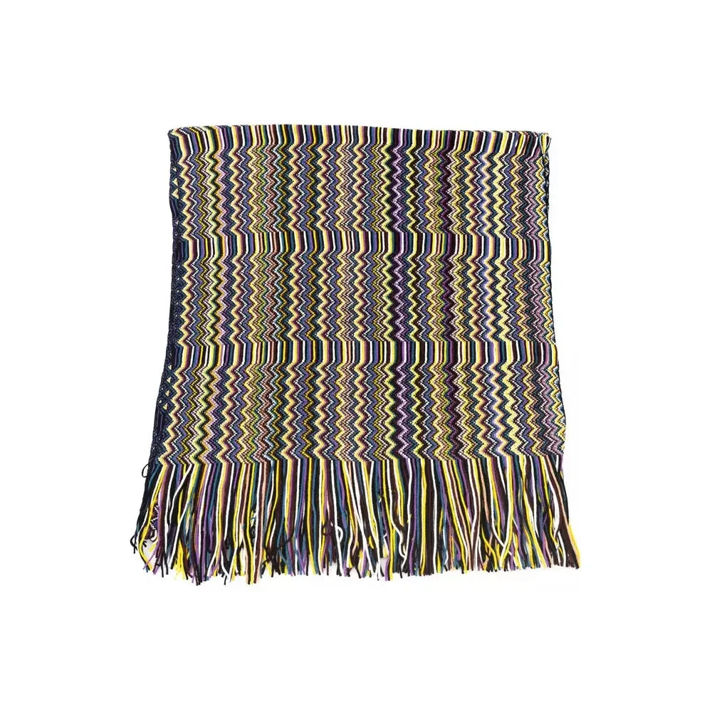 Missoni Multicolor Wool Women Scarf Missoni