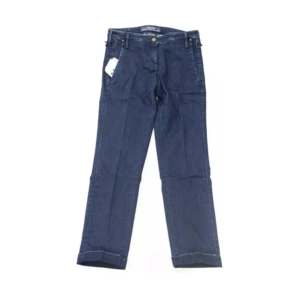 Jacob Cohen Blue Cotton Women Jeans Jacob Cohen