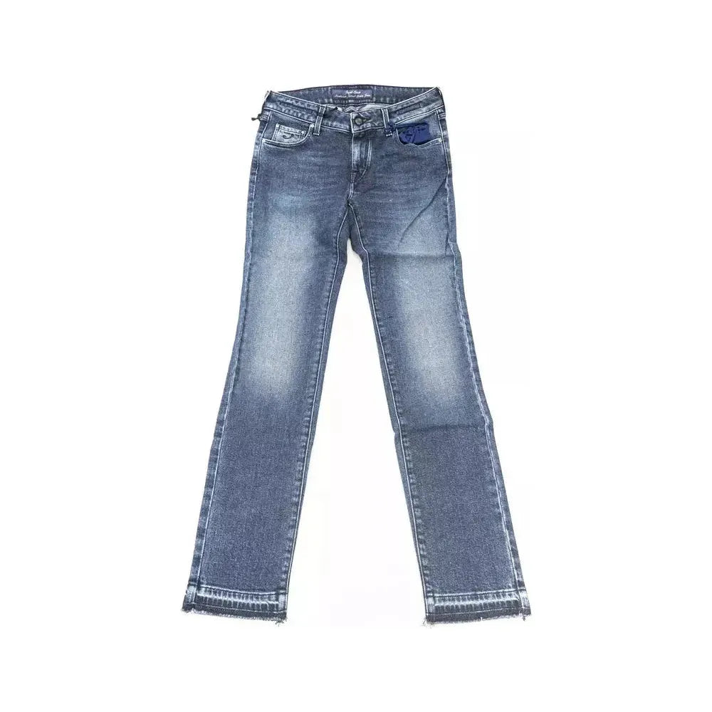 Jacob Cohen Blue Cotton Women Jeans