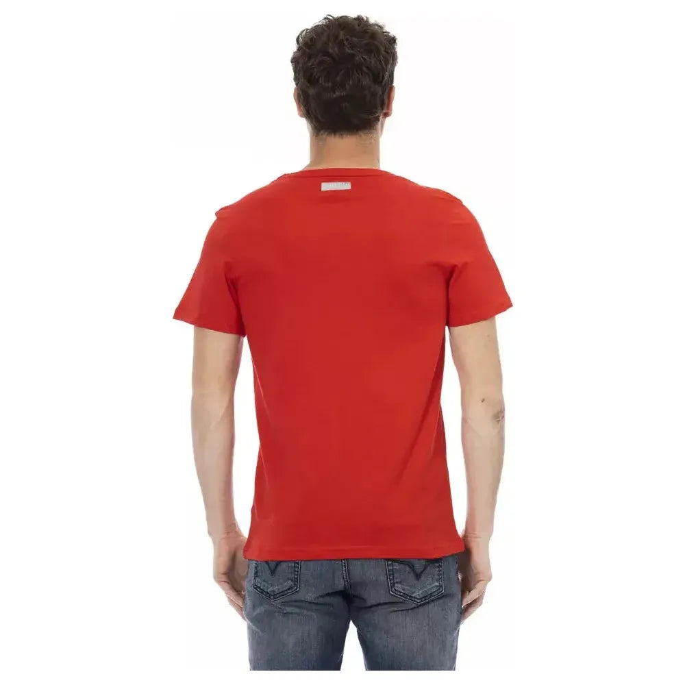 Bikkembergs Red Cotton Men T-Shirt Bikkembergs