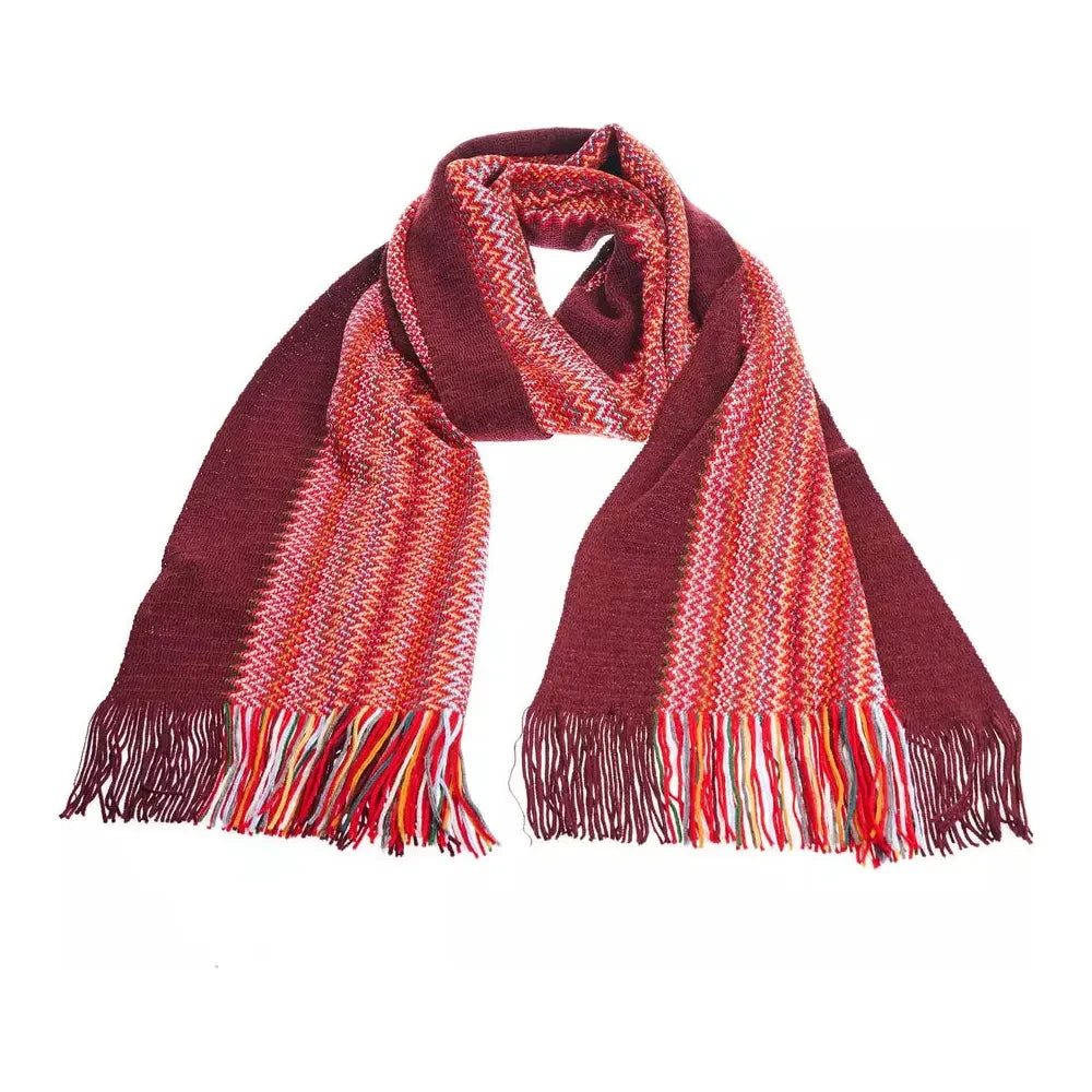 Missoni Multicolor Wool Men Scarf Missoni