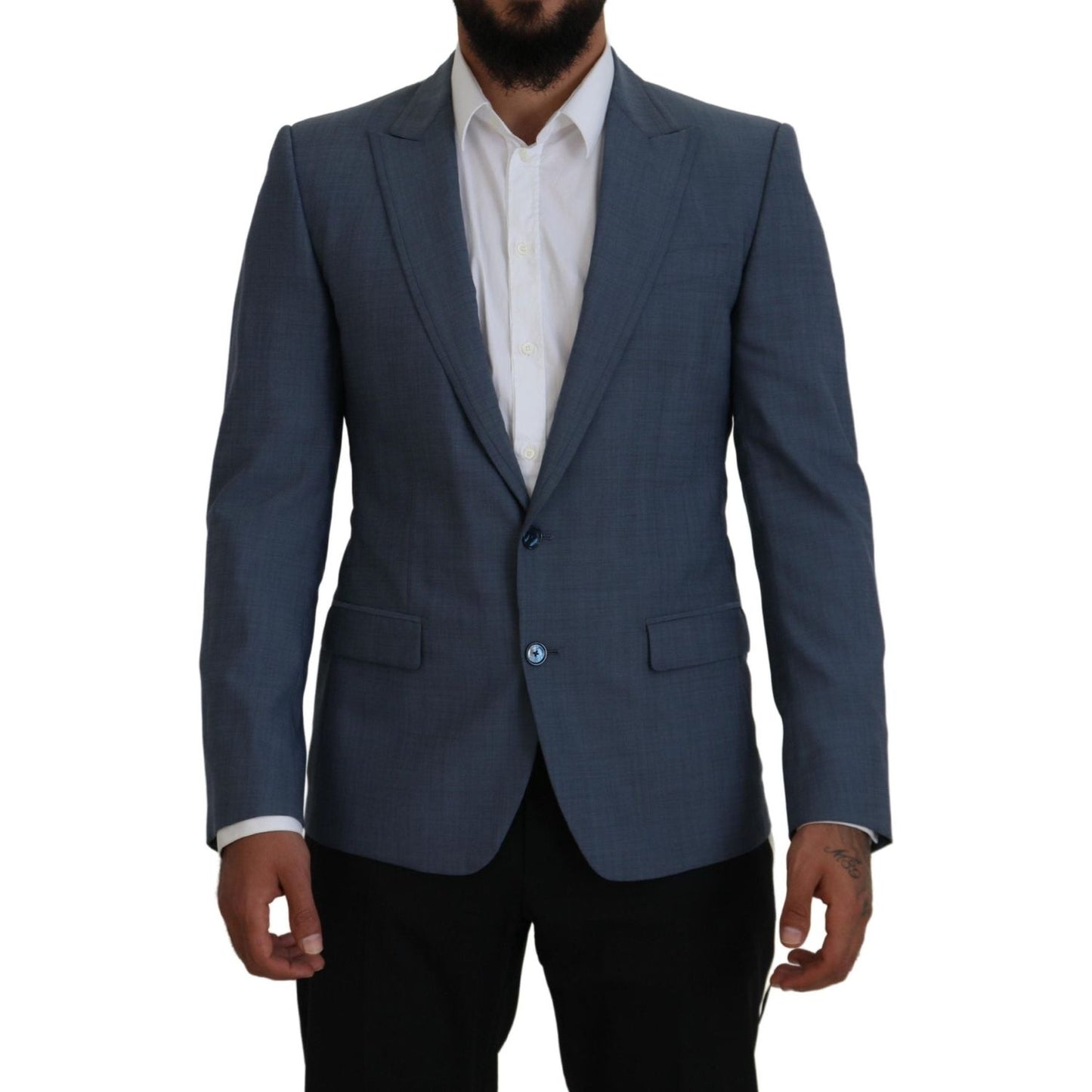 Dolce & Gabbana Elegant Blue Single Breasted Sport Blazer Dolce & Gabbana