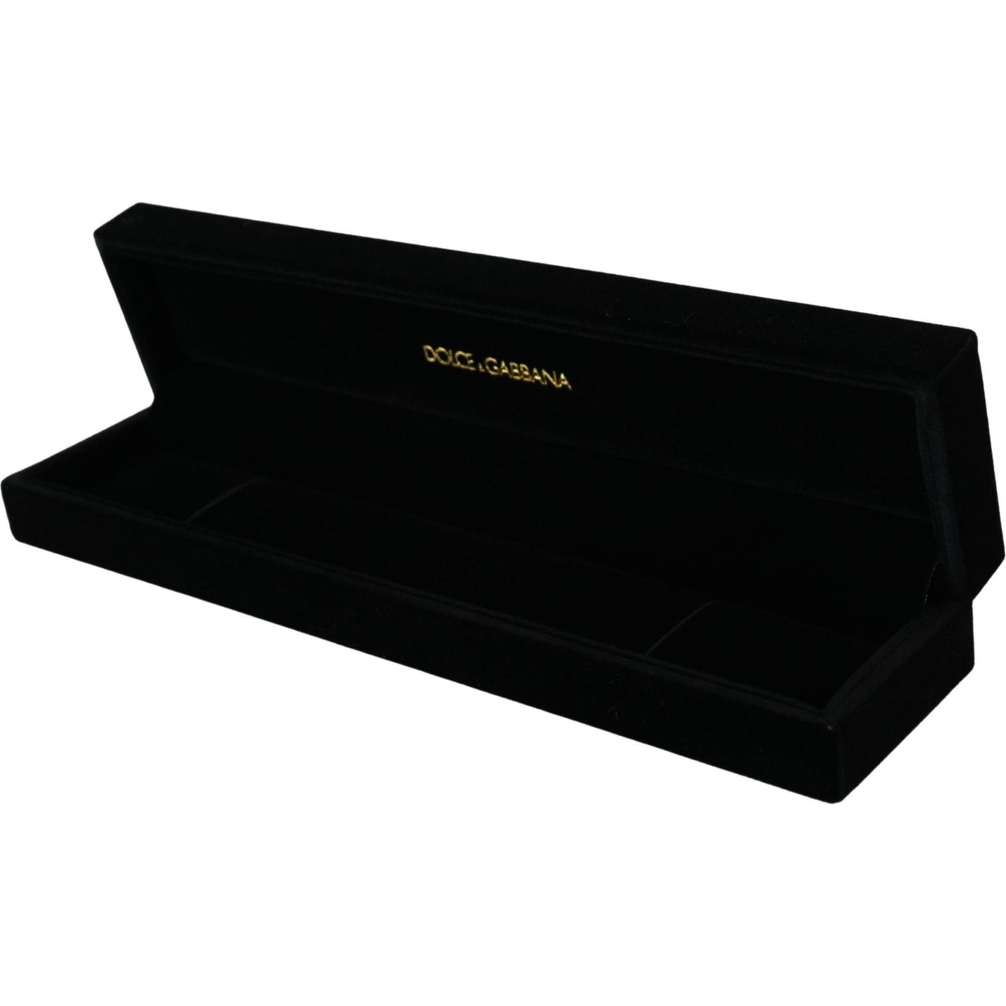 Dolce & Gabbana Elegant Velvet Jewelry Storage Box Dolce & Gabbana