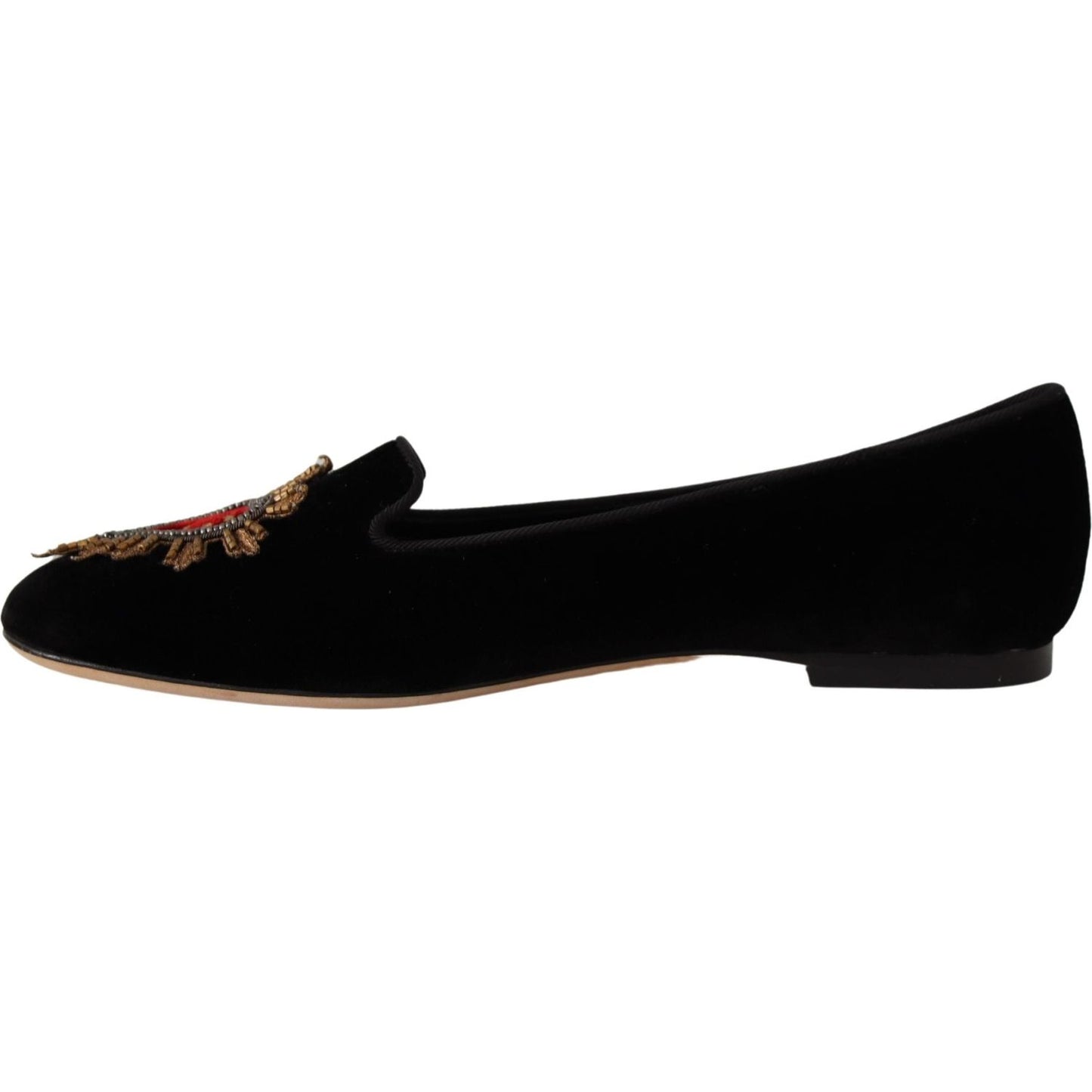 Dolce & Gabbana Elegant Patent Leather Flat Shoes Dolce & Gabbana