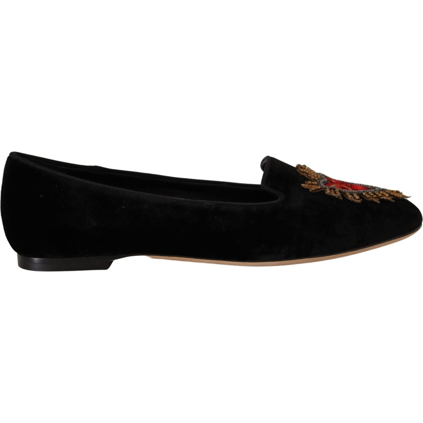 Dolce & Gabbana Elegant Patent Leather Flat Shoes Dolce & Gabbana