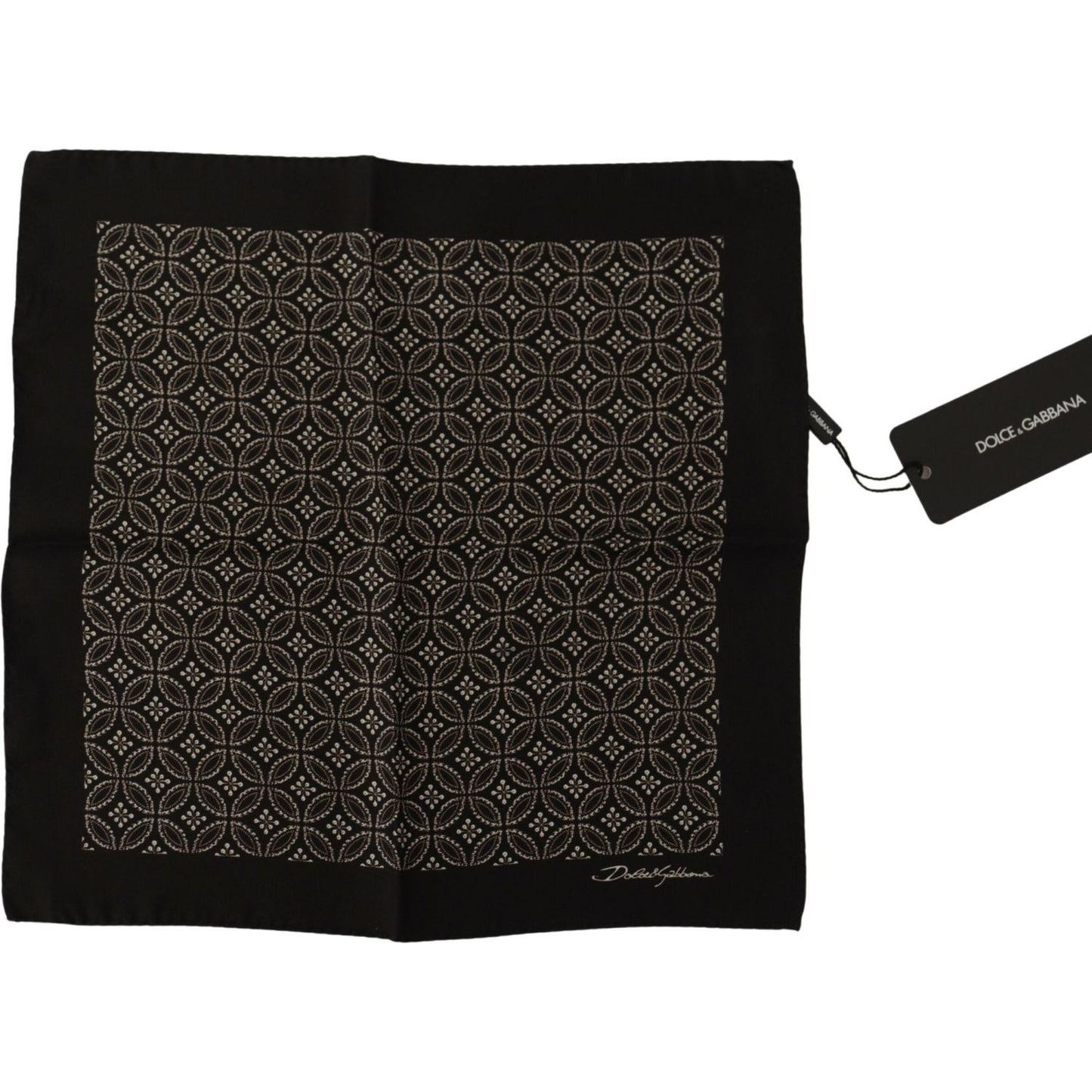 Dolce & Gabbana Elegant Square Silk Men's Scarf Dolce & Gabbana