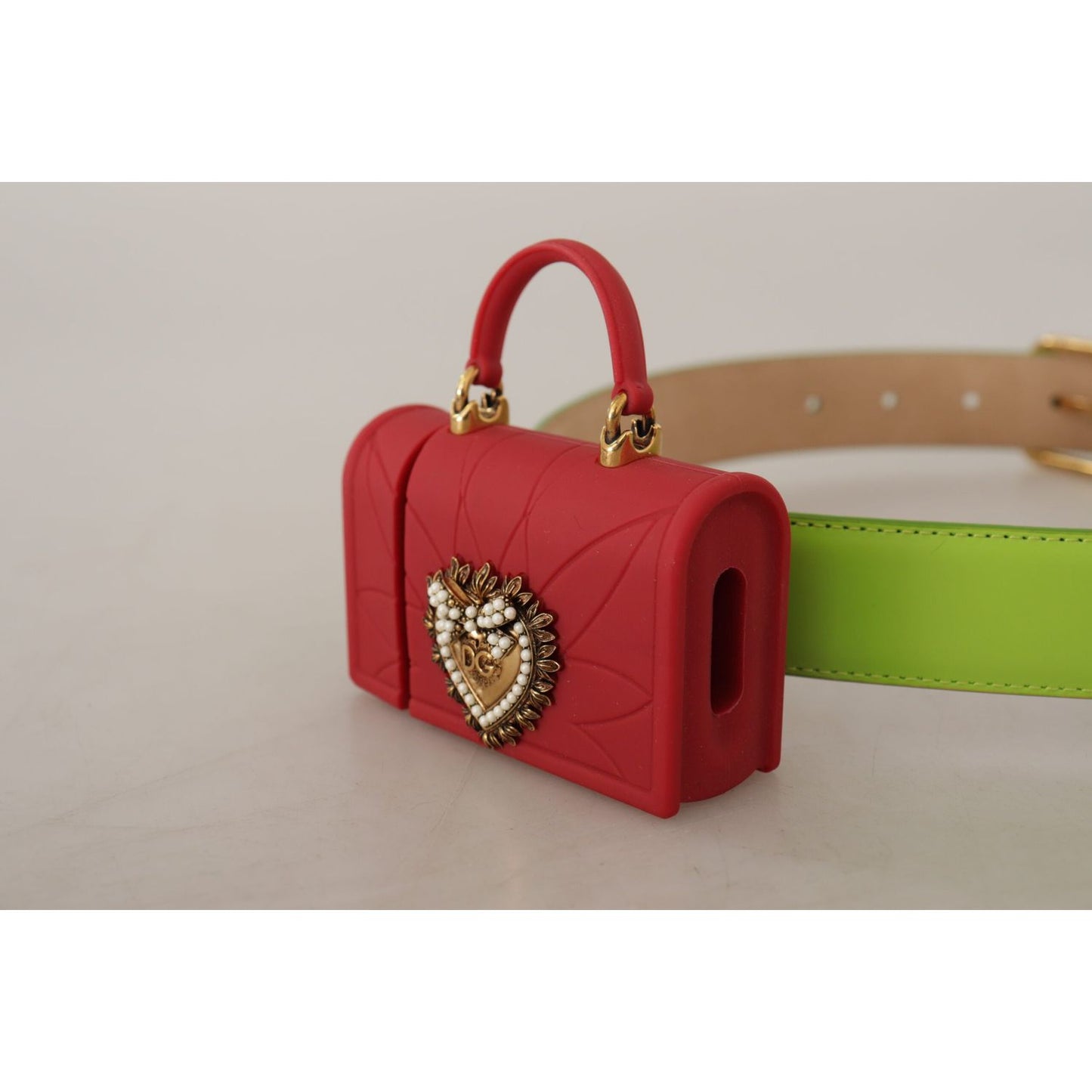 Dolce & Gabbana Elegant Leather Belt with Mini Bag Accessory Dolce & Gabbana