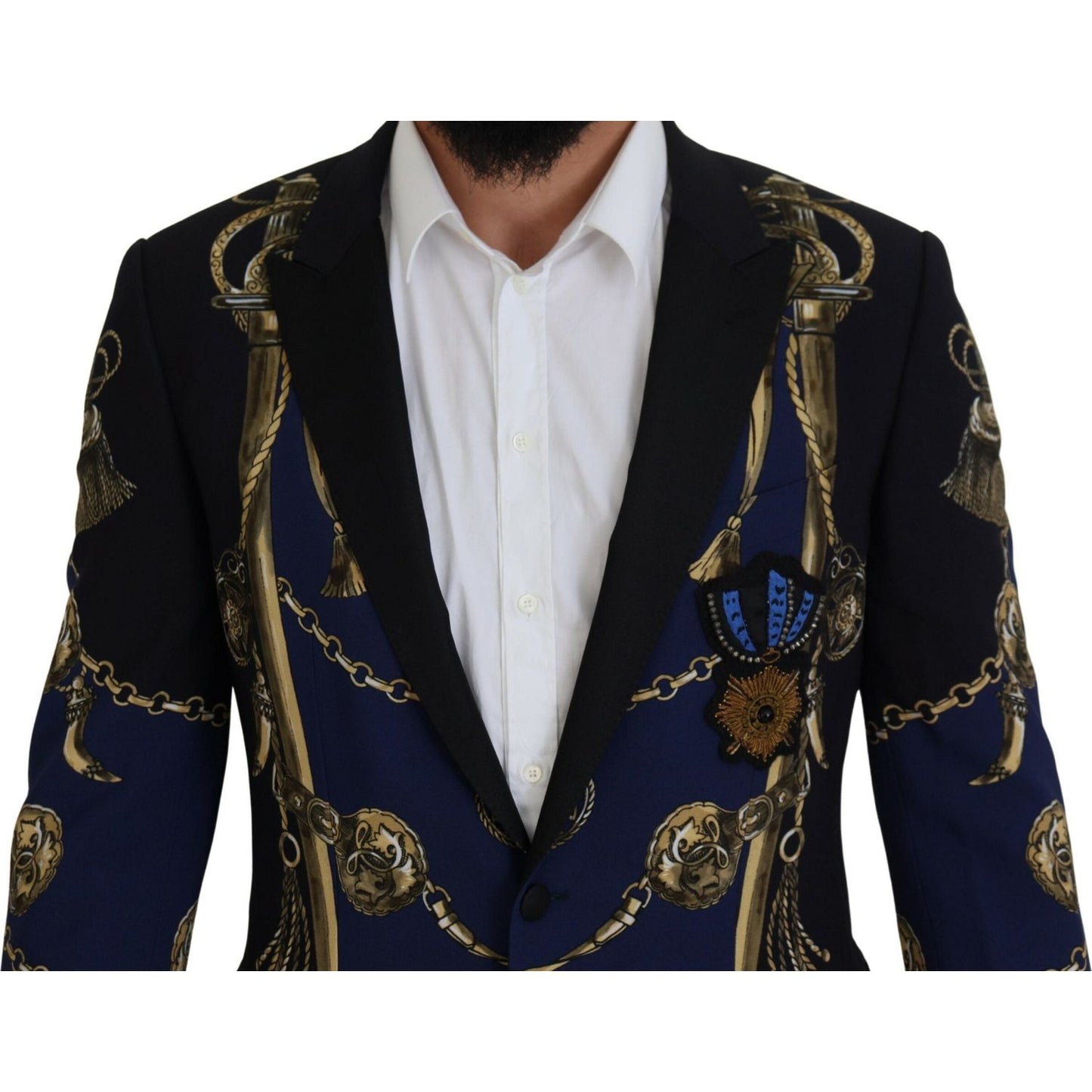 Dolce & Gabbana Elegant Multicolor Martini Blazer Dolce & Gabbana