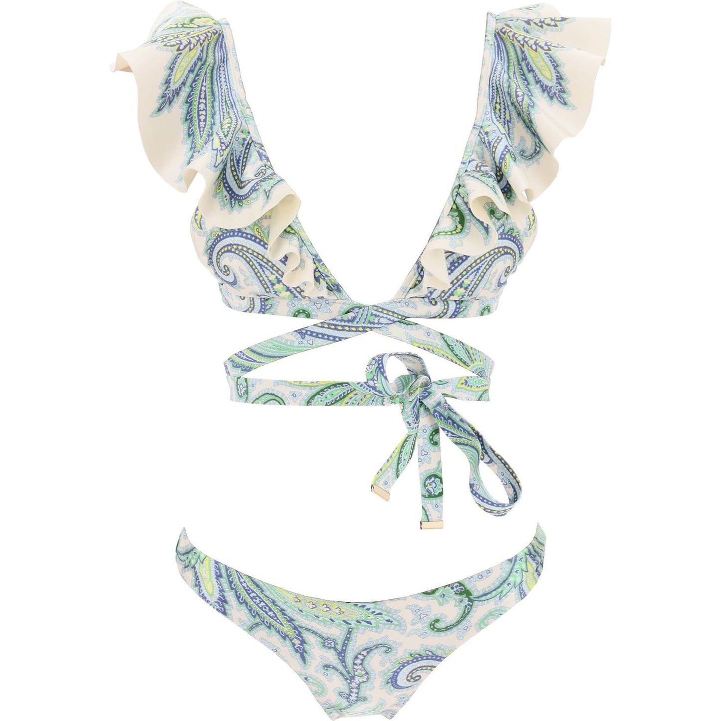 Zimmermann "ottie wrap ruffle Beachwear & underwear Zimmermann