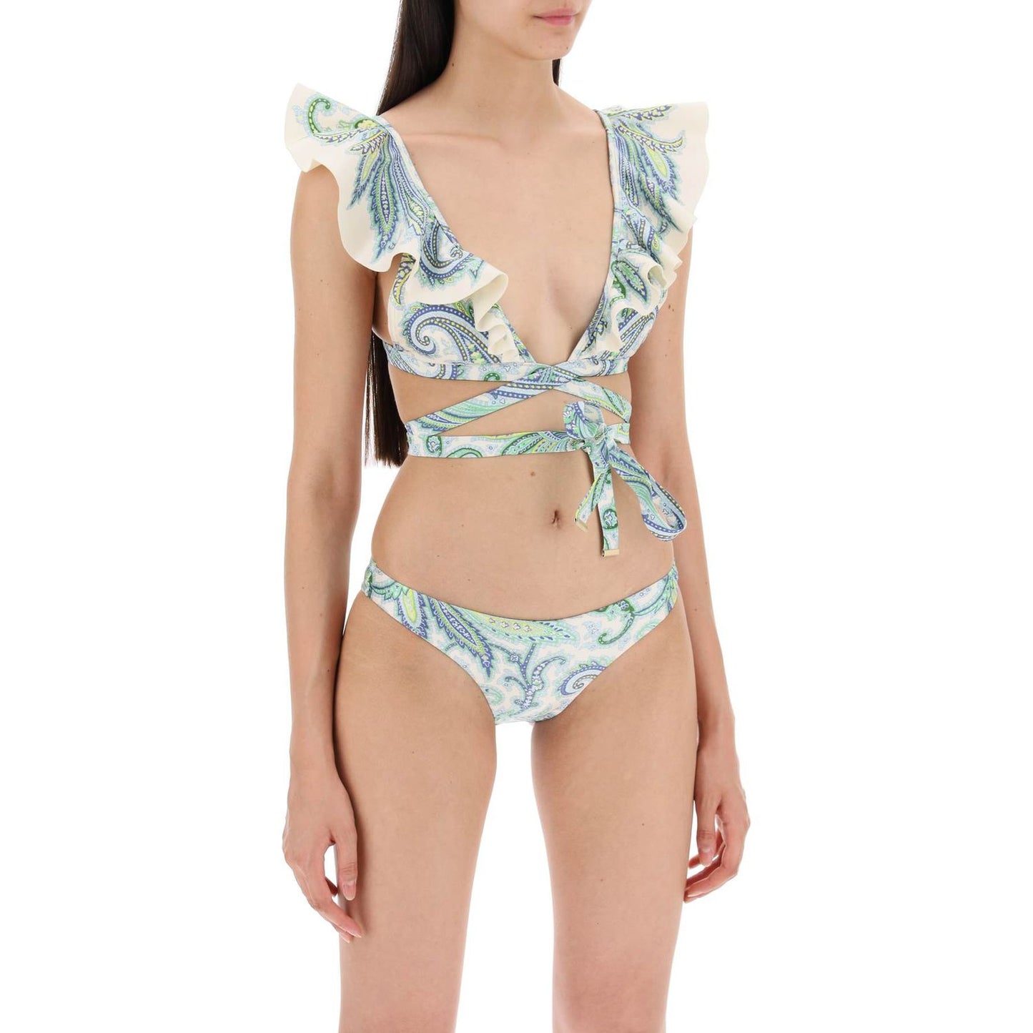 Zimmermann "ottie wrap ruffle Beachwear & underwear Zimmermann