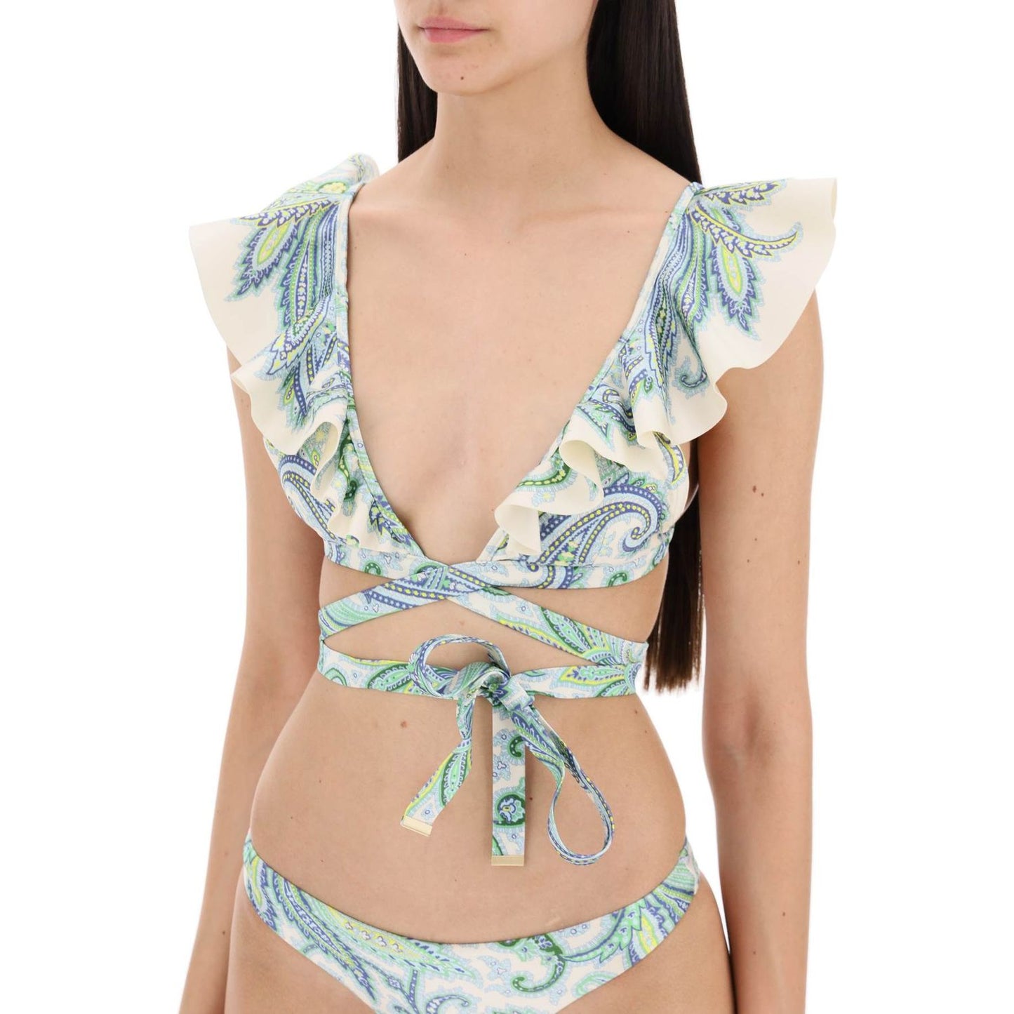 Zimmermann "ottie wrap ruffle Beachwear & underwear Zimmermann