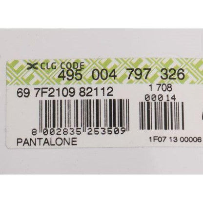 GF Ferre Black Cotton Stretch Chinos Pants