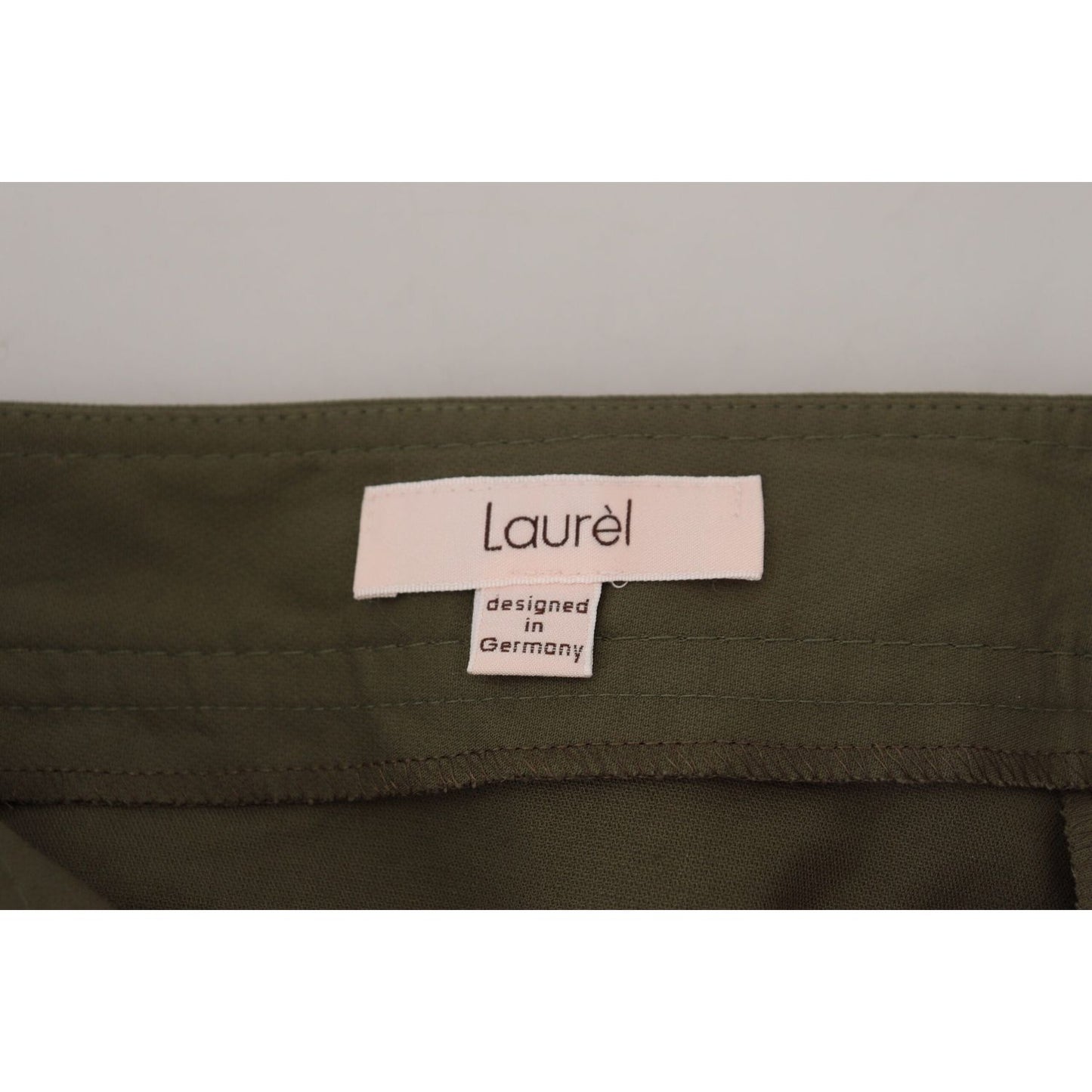 LAUREL Elegant Tapered Green Pants - Chic Everyday Wear LAUREL