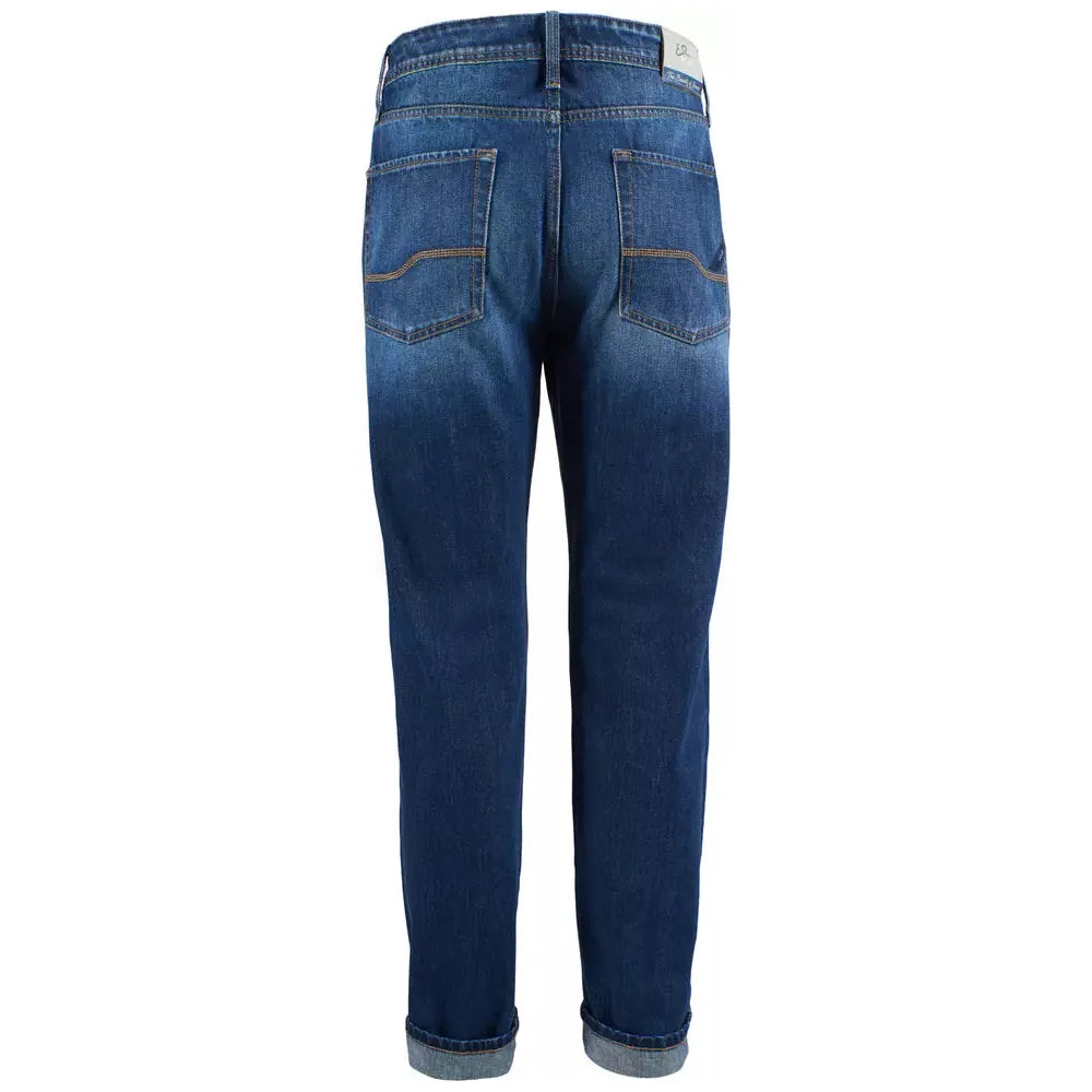 Yes Zee Blue Cotton Men's Jeans Yes Zee