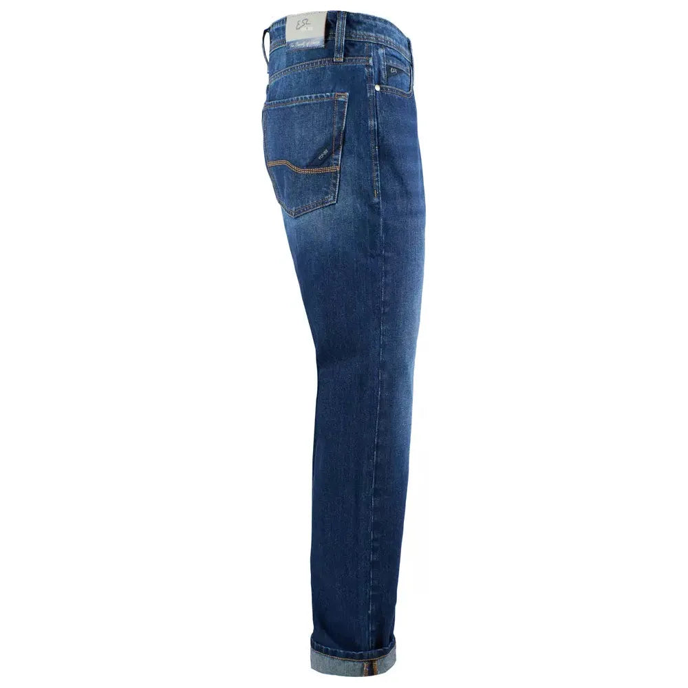 Yes Zee Blue Cotton Men's Jeans Yes Zee