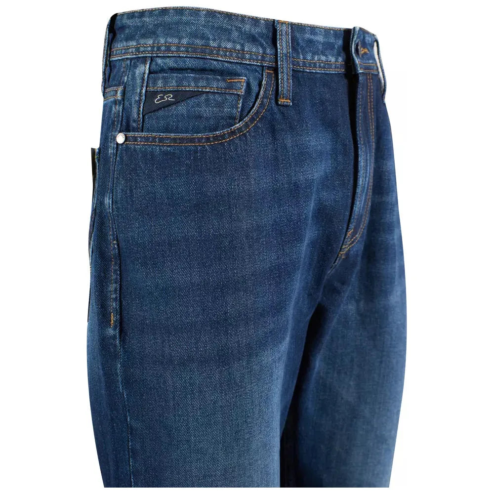 Yes Zee Blue Cotton Men's Jeans Yes Zee