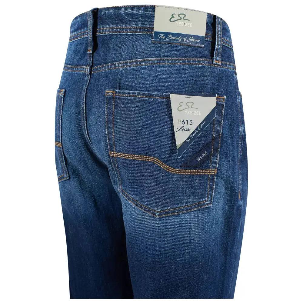 Yes Zee Blue Cotton Men's Jeans Yes Zee