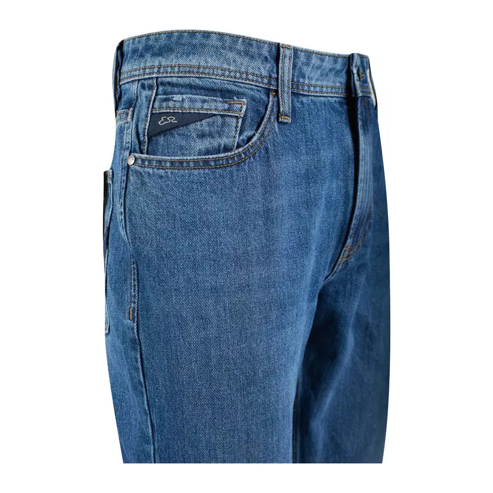 Yes Zee Blue Cotton Men's Jeans Yes Zee