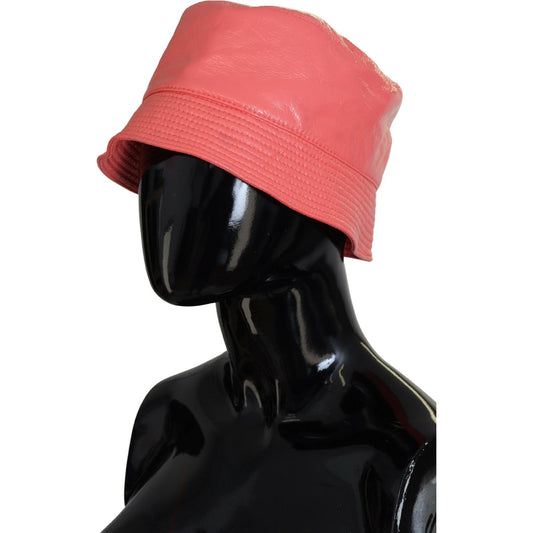 Dolce & Gabbana Elegant Peach Bucket Hat - Summer Chic Essential Dolce & Gabbana