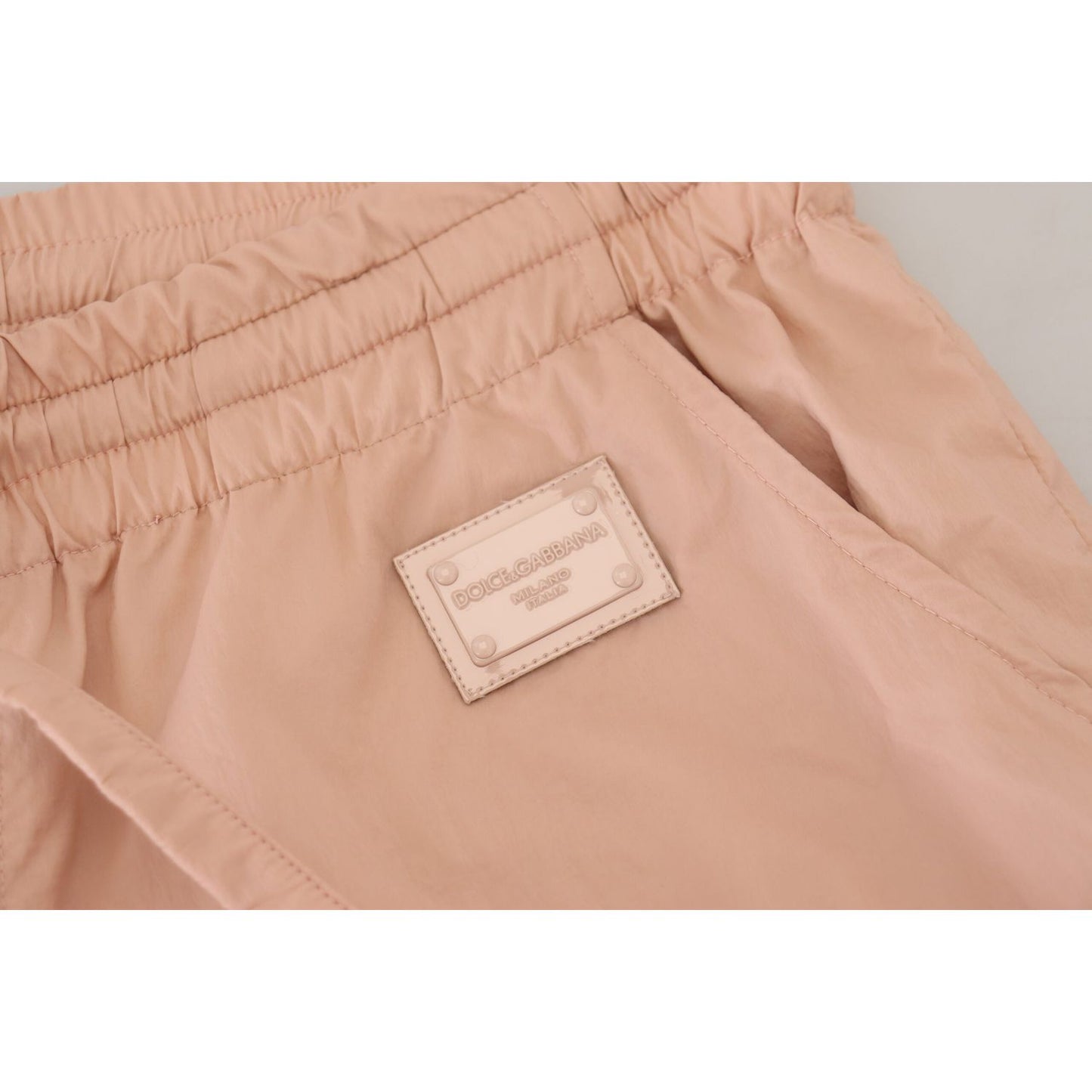 Dolce & Gabbana Elegant Peach Casual Sweatpants Dolce & Gabbana