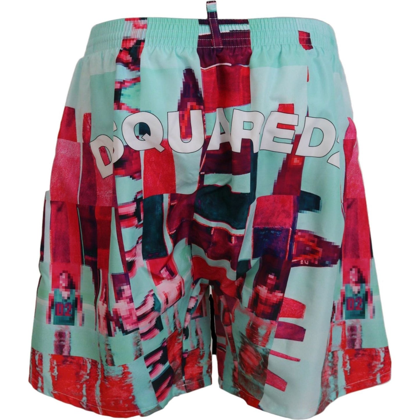 Dsquared² Multicolor Printed Swim Shorts Boxer Dsquared²