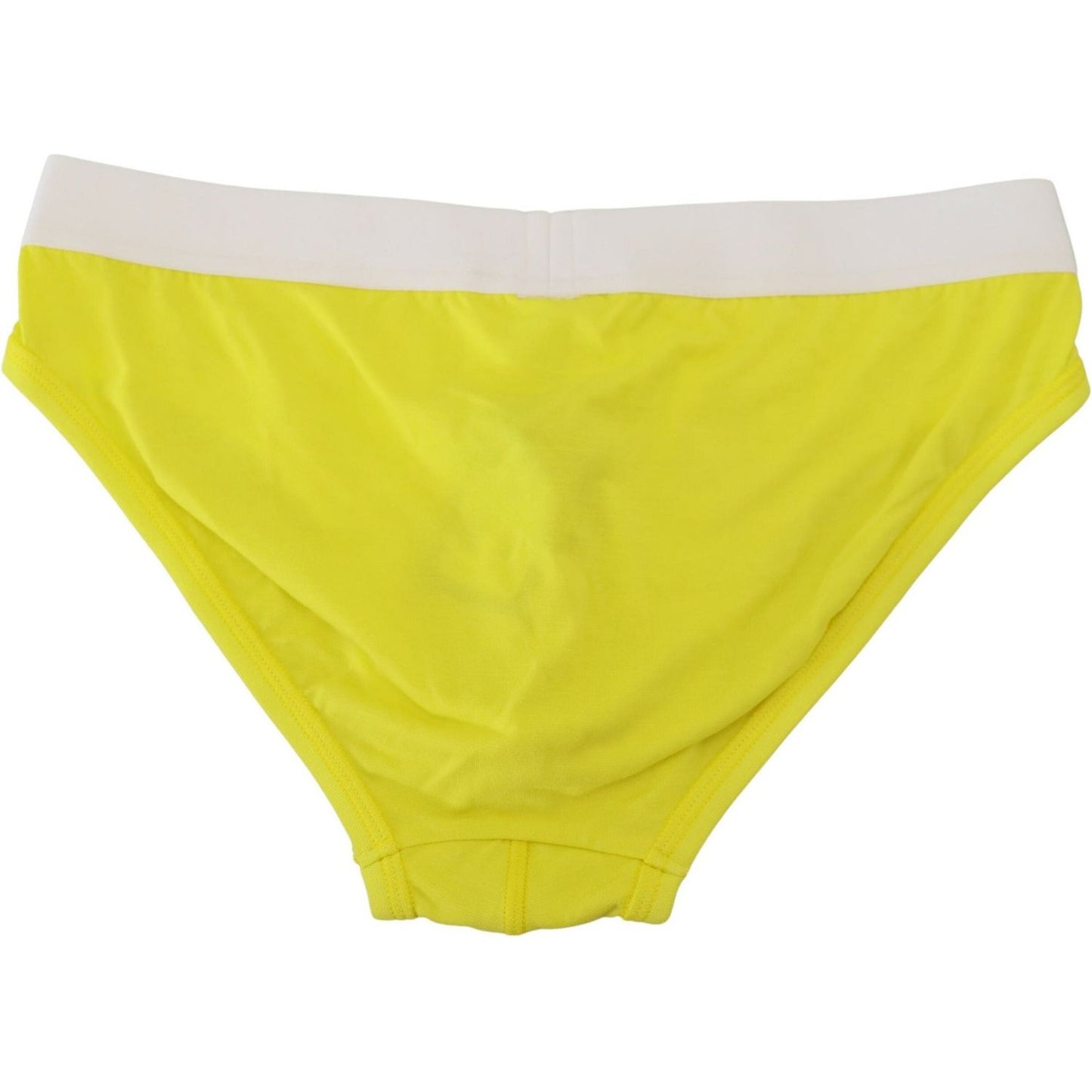 Dsquared² Chic Yellow Modal Stretch Men's Briefs Dsquared²