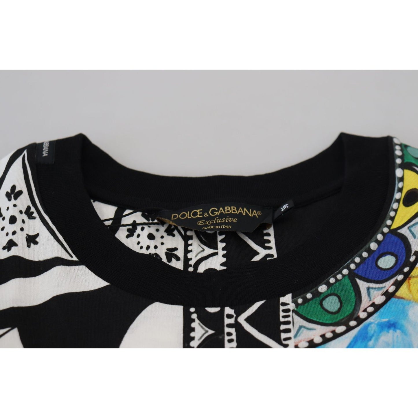 Dolce & Gabbana Elegant Multicolor Cotton Casual Tee Dolce & Gabbana