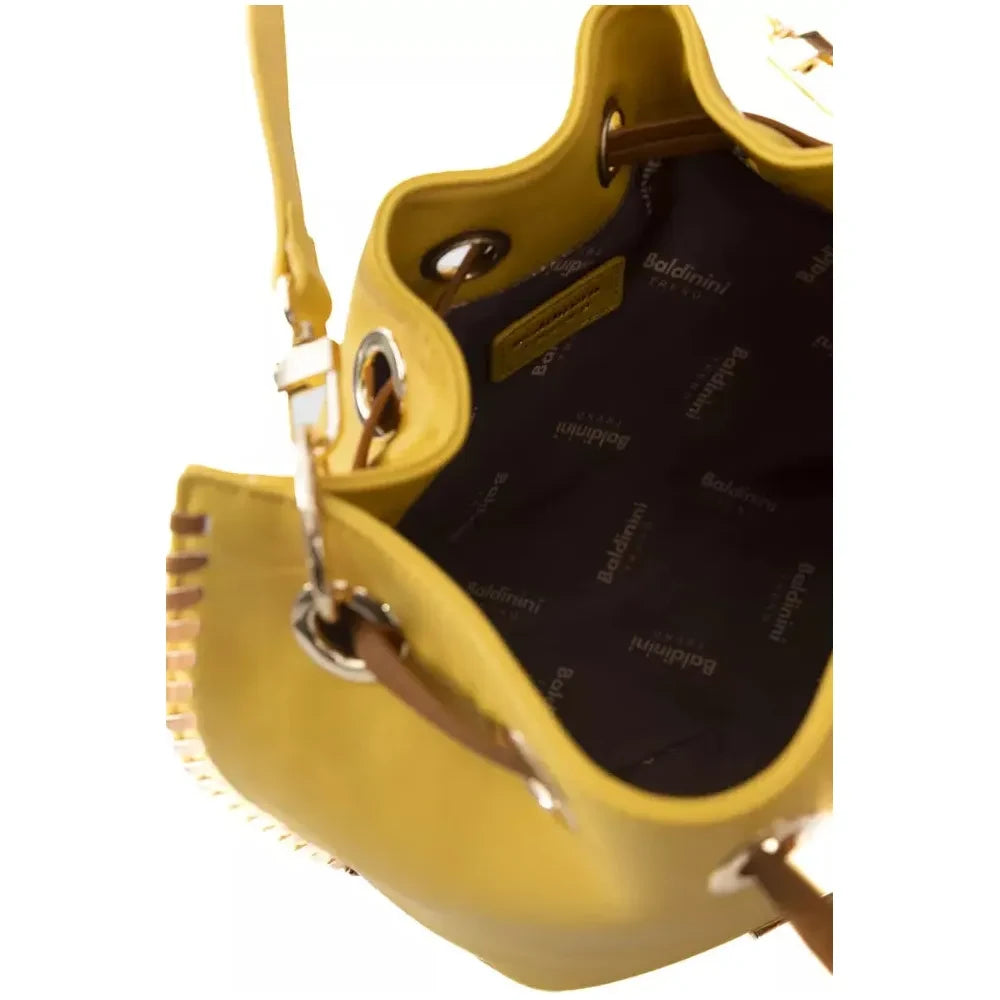 Baldinini Trend Yellow Polyurethane Women Crossbody Bag Baldinini Trend