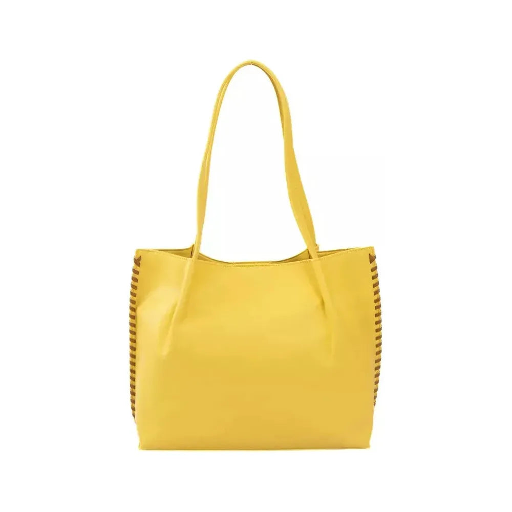 Baldinini Trend Yellow Polyurethane Women Handbag Baldinini Trend