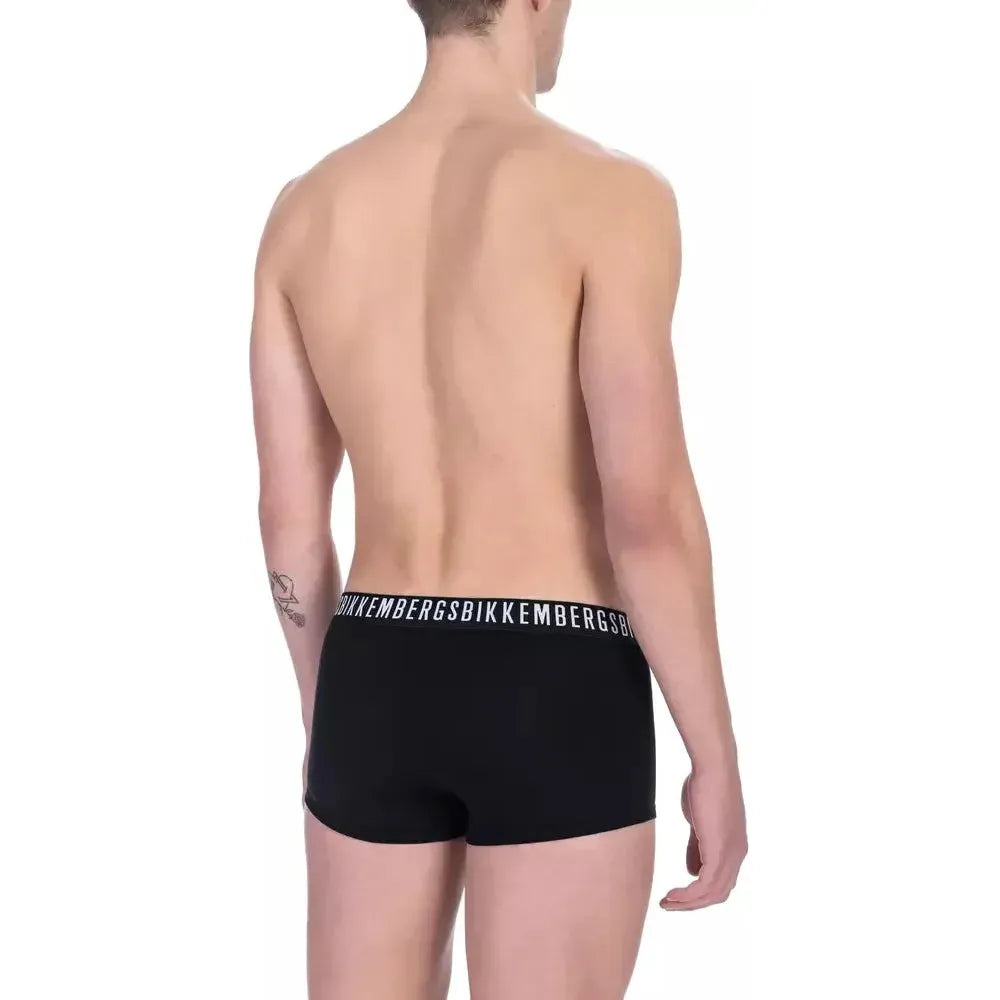 Bikkembergs Black Cotton Men's Trunk Bikkembergs