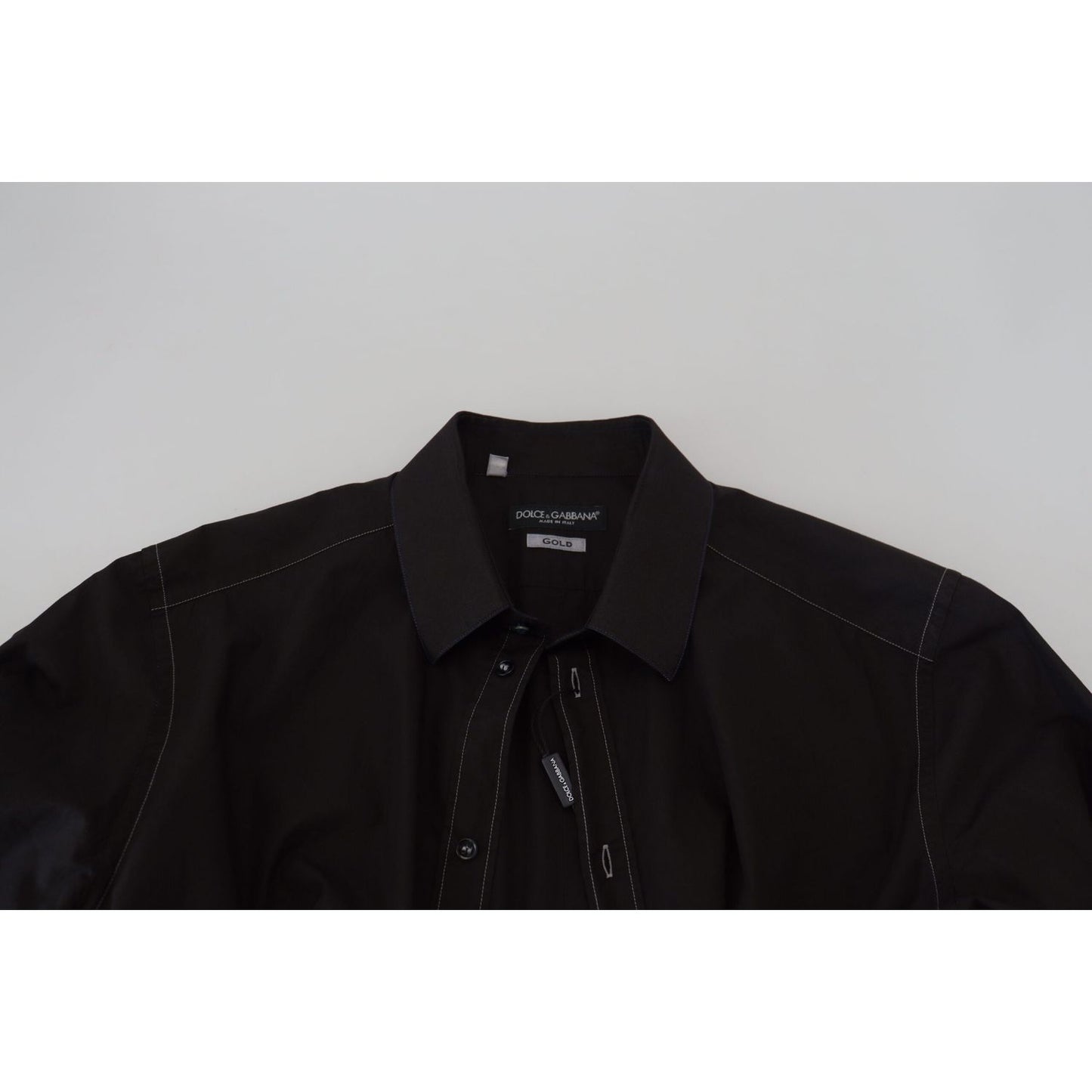 Dolce & Gabbana Elegant Black Formal Cotton Shirt Dolce & Gabbana