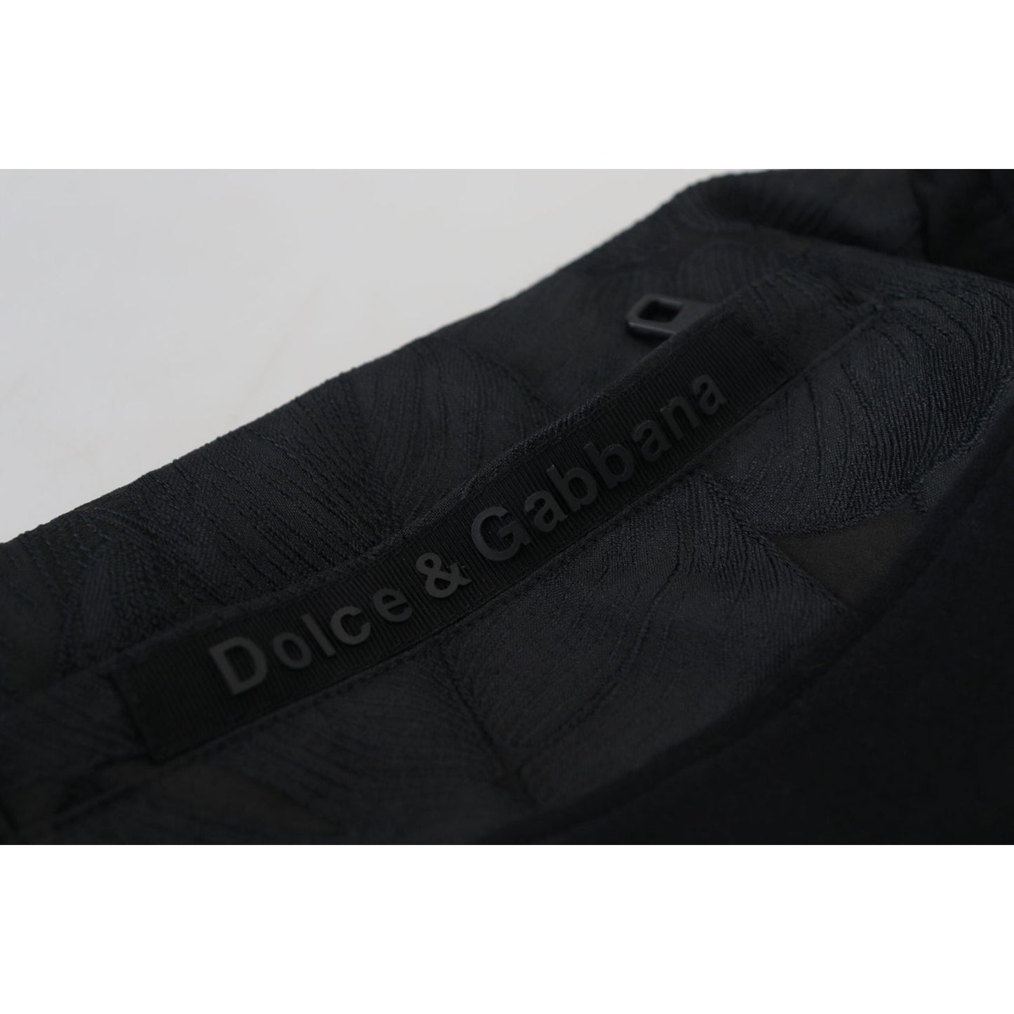 Dolce & Gabbana Elegant Black Jogger Pants for the Modern Man Dolce & Gabbana