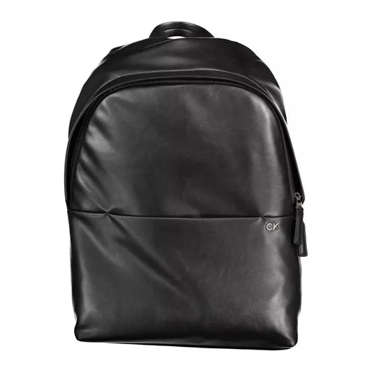 Calvin Klein Black Polyester Men Backpack Calvin Klein