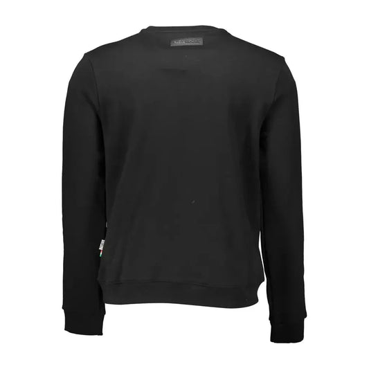 Plein Sport Black Cotton Men Sweater Plein Sport