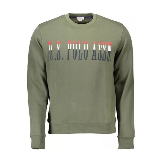 U.S. POLO ASSN. Green Cotton Men Sweater U.S. POLO ASSN.