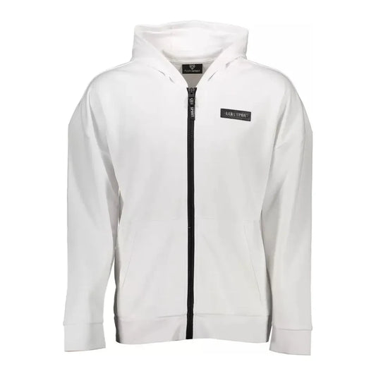 Plein Sport White Cotton Men Sweater Plein Sport