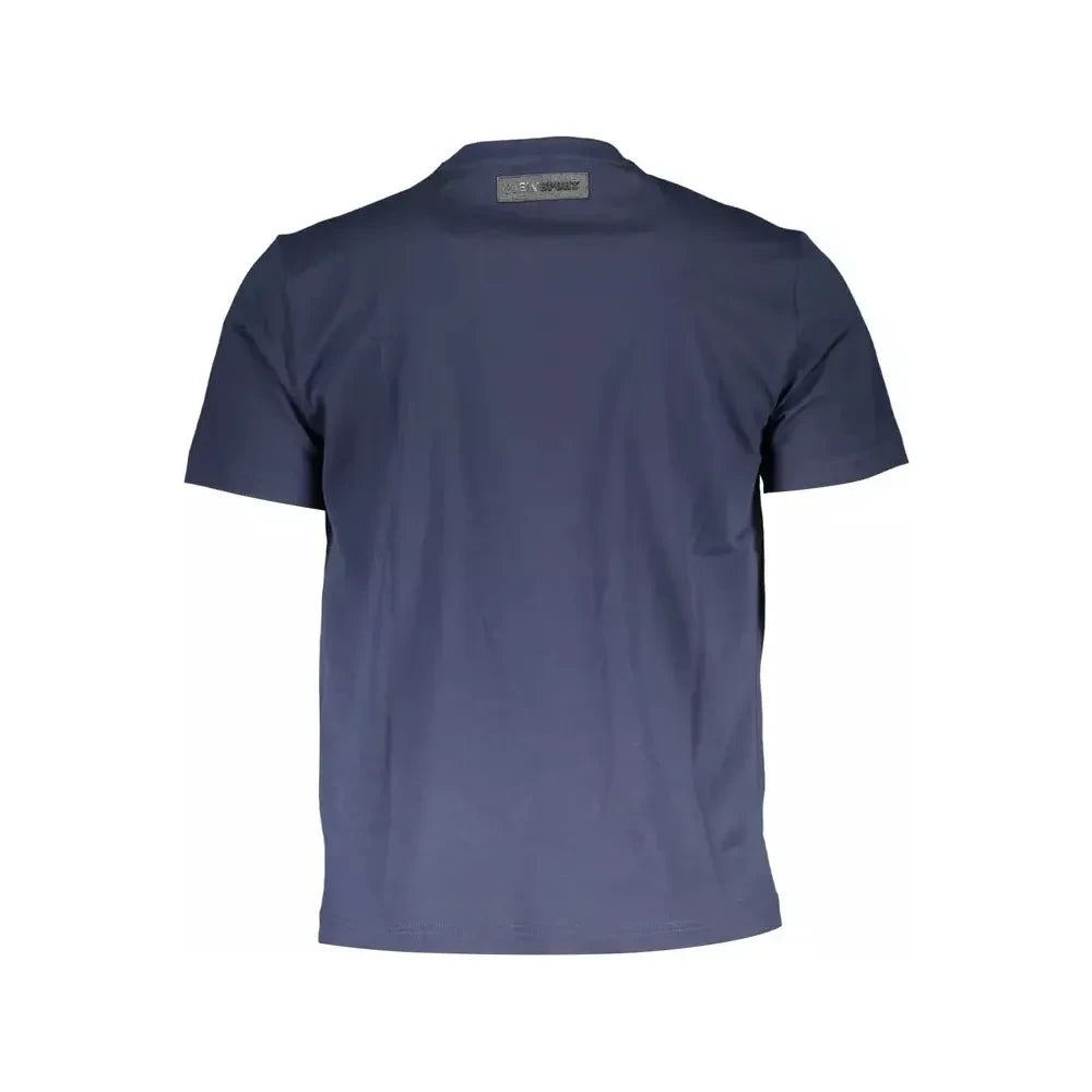 Plein Sport Blue Cotton Mens TShirt Plein Sport