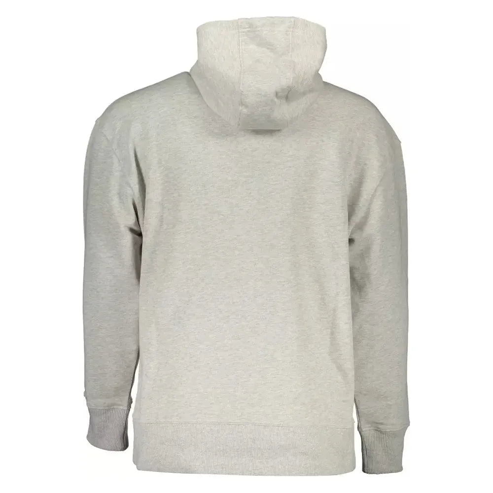 Tommy Hilfiger Gray Cotton Men Sweater Tommy Hilfiger