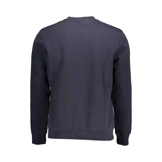 Napapijri Blue Cotton Men Sweater Napapijri