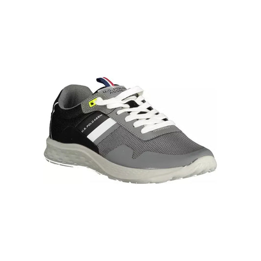 U.S. POLO ASSN. Gray Polyester Men Sneaker U.S. POLO ASSN.